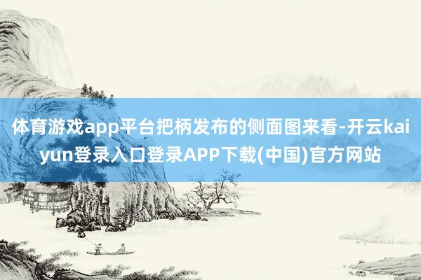 体育游戏app平台把柄发布的侧面图来看-开云kaiyun登录入口登录APP下载(中国)官方网站